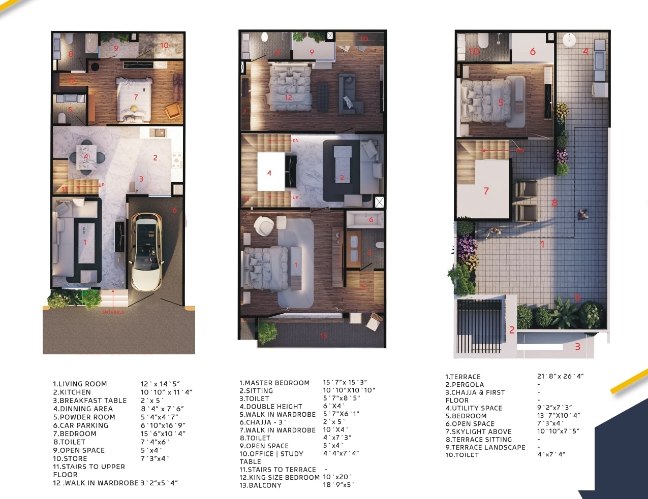 Ashiyana Villas Floor Plan