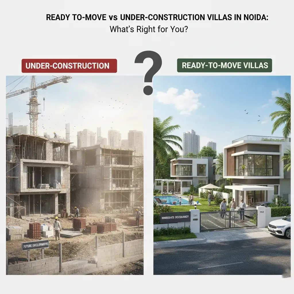 Comparison between Ready To Move and Under Construction Villas in Noida