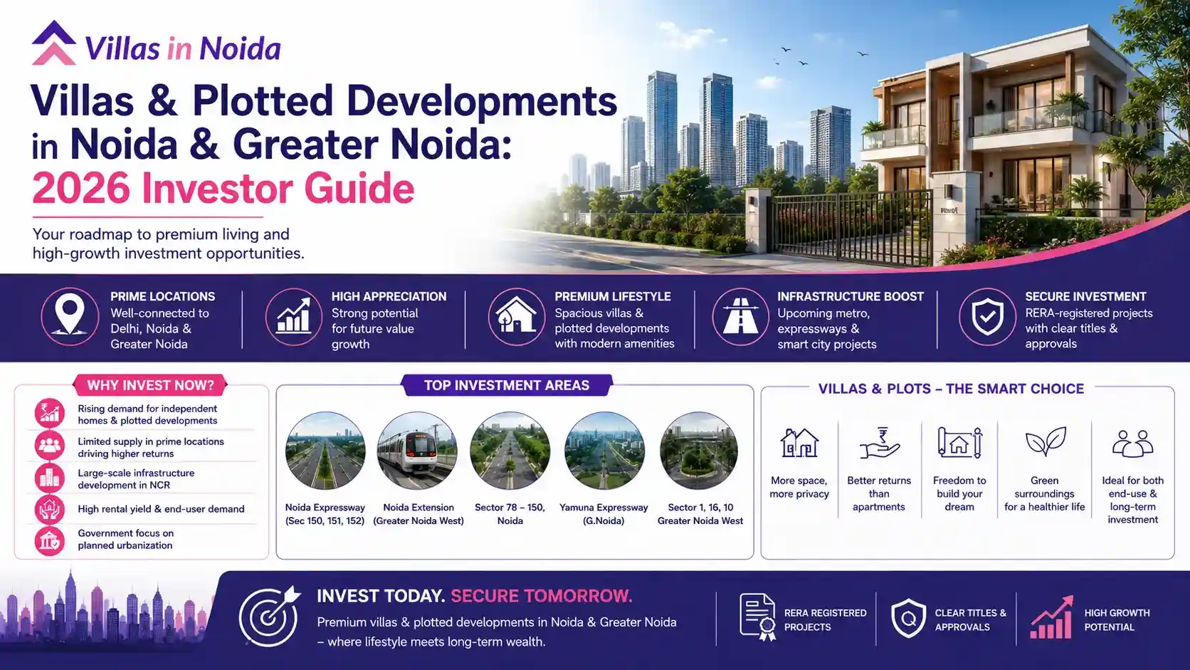 Villas & Plotted Developments in Noida & Greater Noida: 2026 Investor Guide
