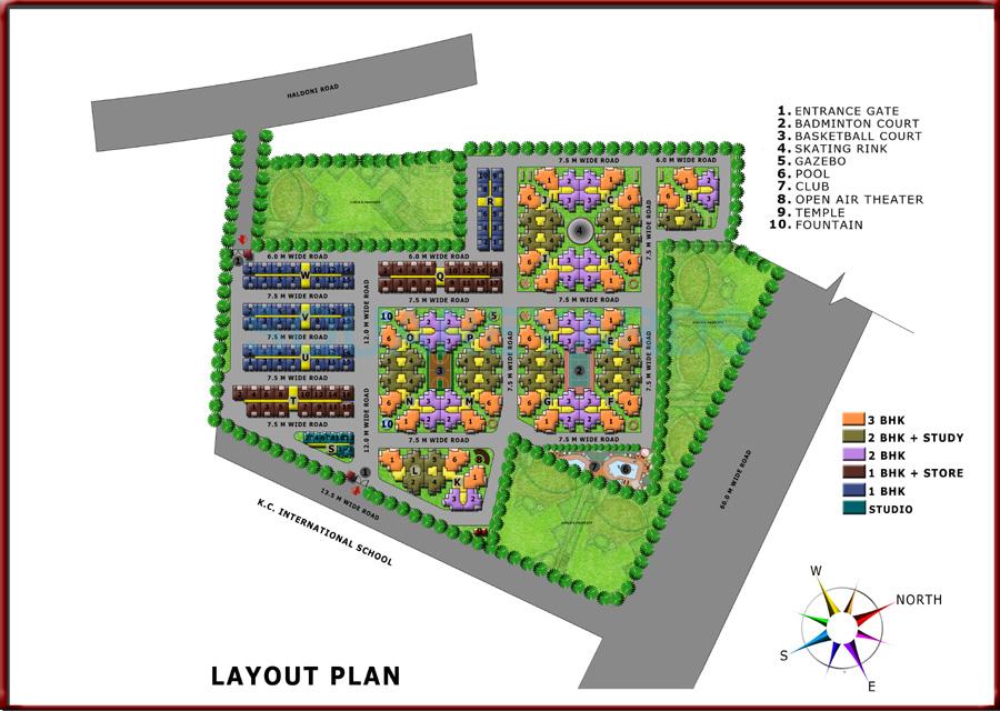 Lotus Villas site Plan